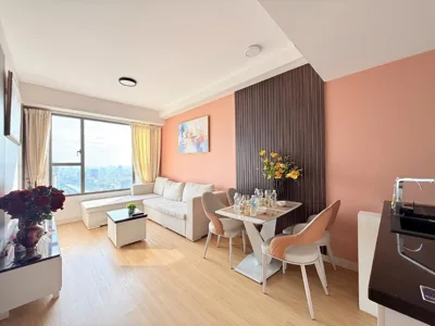 Two-Bedroom Apartment with Balcony — Key & Code Serviced Apartments-Rivergate Residence